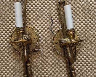 Pair of Sconces.