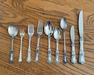 Gorham Buttercup Sterling Silver Flatware - 116 Pieces. Photo 1 of 2.