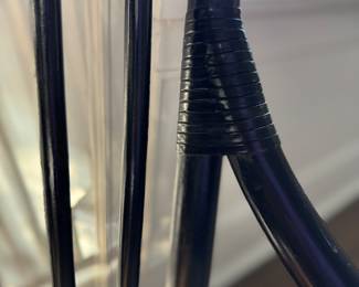 Pair of Ebony McGuire Arm Chairs. Photo 3 of 5.