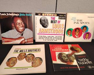 Lot of Vintage Jazz Swing Vinyl Records