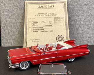  007 1 24 Scale 1959 Red Cadillac Needs Repair