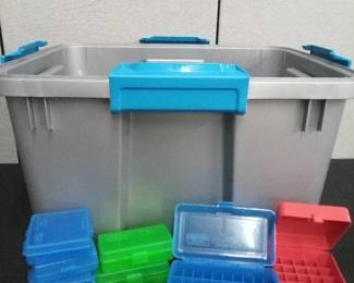 Storage Lot Large Tote And Plastic Organizer Cases 