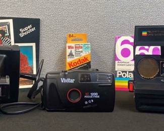 Vintage Instant Camera Lot