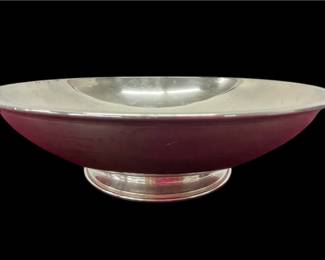 Sterling Silver Engraved Award Bowl 