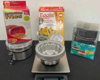 Kitchen Scale, Eggies Amazing Fries 
