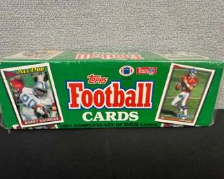 Topps 1991 Complete Set Football Cards