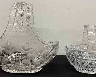 Vintage Glass Baskets