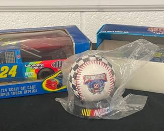 Jeff Gordon Model Cars With NASCAR Baseball