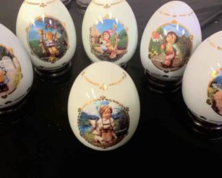 Danbury Mint Porcelain Eggs