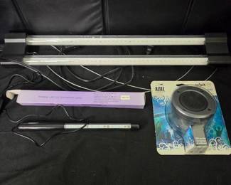 Pair Of LED Lights With Portable Speaker 