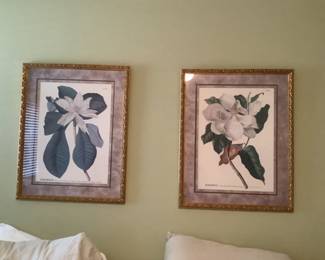 Pair of matching botanicals