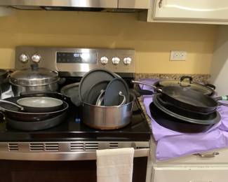 Pots and pans plus cast iron