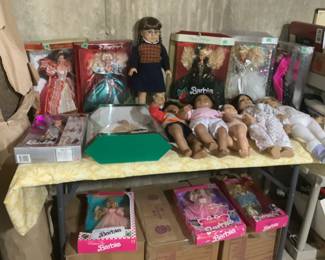 Barbie and American Girl dolls