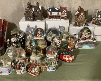 Fun group of snow globes…some music boxes