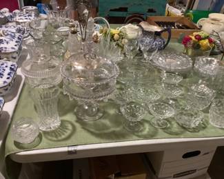 Cut crystal pieces