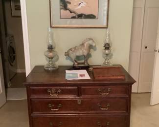 Five drawer chest measures 40 w x 22 d x 36 h. Presale $125
