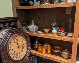 Clocks and figurines