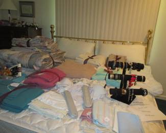 King Bed, comforter with matching curtains