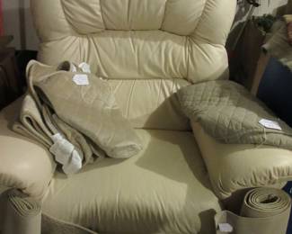 Leather recliner