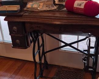 Antique sewing machine
