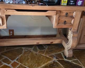 Pine desk