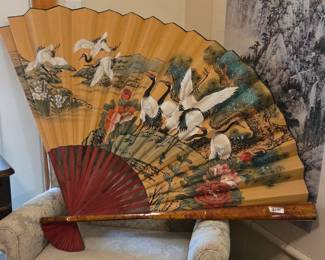 Large decorative fan