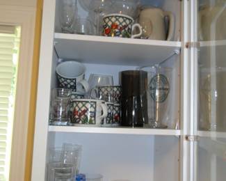 Dansk dishes and misc glassware