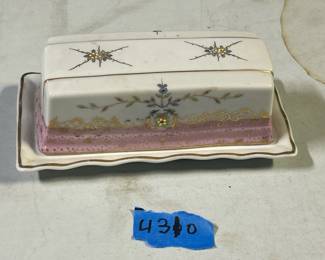 Ornate butter dish