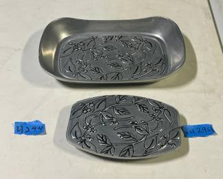 Pewter plates
