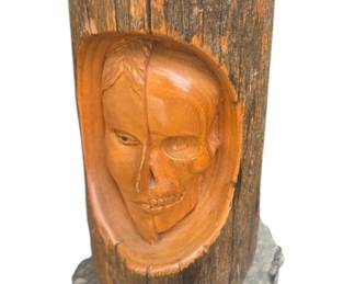Hand carved Bob Thurman Sculpture
