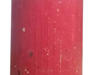 Vintage Gas station trash can
