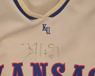 Signed KU Jersey 2XL
