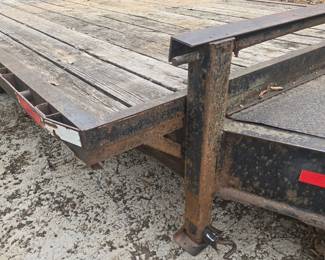 16 Foot trailer 21 foot to end of dovetail