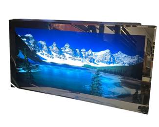 Lake and Mountain backdrop light