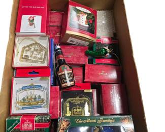 Old World and Hallmark Christmas ornaments