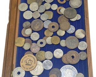 Foreign coins including Malaysian
