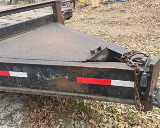 16 Foot trailer 21 foot to end of dovetail