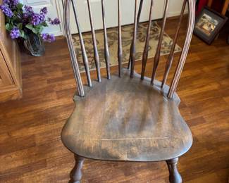 Braced back Windsor Side Chair
17”w 19.d 35.5”t.  $ 60.00