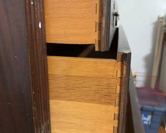 Antique Chest of Drawers on Castors 39.5" w 19"d 51.5"t  $185.00