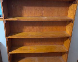 Wood Bookcase 45"w 10"d 61"t   $ 75.00