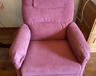 Burgundy Corduroy Recliner LazyBoy
30”w 28”d 36”t.  $ 250.00