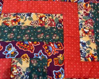 Log Cabin Quilt Block Pattern $ 125.00