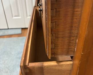 Dresser with mirror 52”w 19”d 32”t 66”t with mirror        $ 250.00