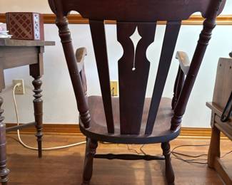 Wood Rocker 22”w 18”d 35”t. $ 150.00