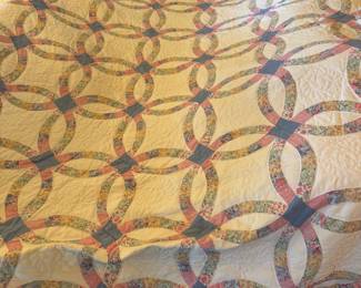 Double Wedding Ring Quilt  $ 150.00