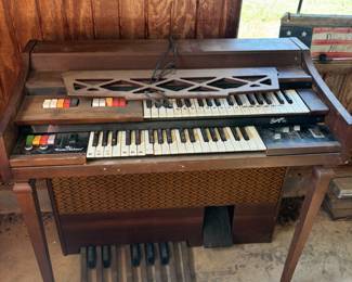 Kimball "The Entertainer" organ 39"w 21"d 36"t                       $ 200.00