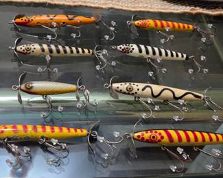 vintage Eger lures manufactured in Bartow!