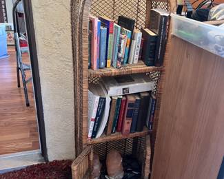 Wicker Bookshelf