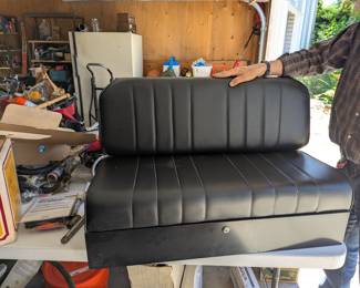 Rear seat for a cj5 with storage. We have 2 of them