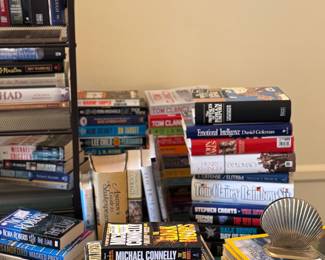 COntemporary paperbacks and hard cover books